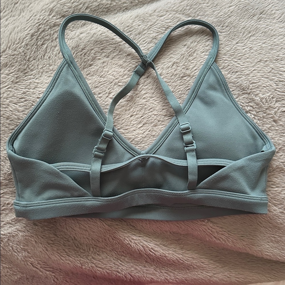 Oner Active Timeless Strappy Bralette- Mineral Green - Picture 3 of 4